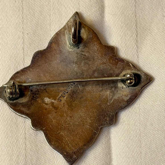 Celtic Knot UNISEX Silver Brooch from Ireland - Picture 3 of 5